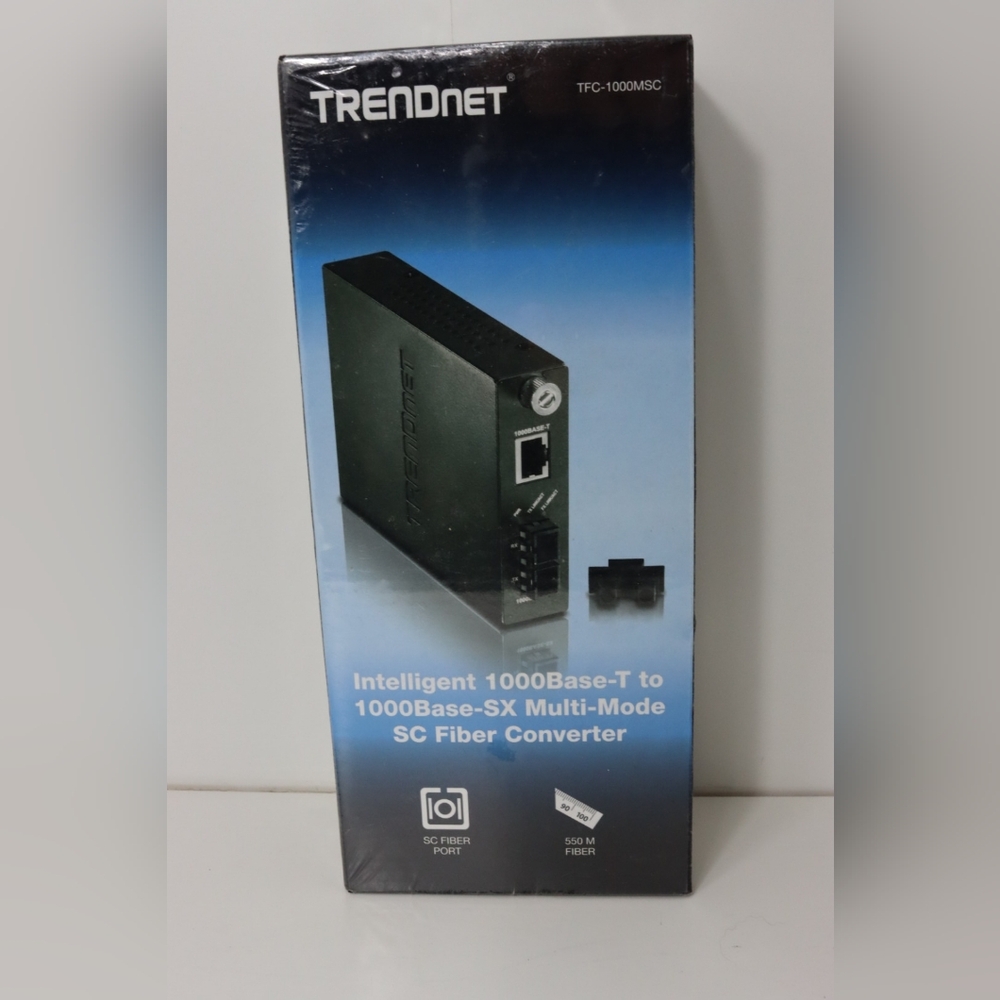 TRENDnet SC Fiber Converter TFC-1000MSC